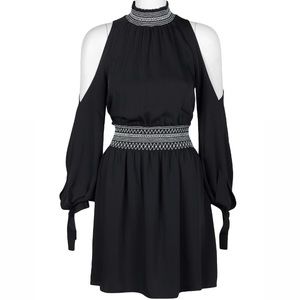 NWOT Laundry by Shelli Segal black high neck dress